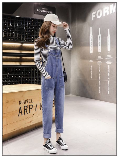 jinyilai blue female suspenders straight loose
jinyilai blue female suspenders straight loose