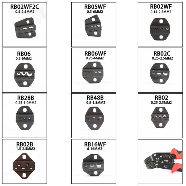 luban mini europ style crimping tool crimping plier die sets for rb series rb28b rb48b rb16wf rb06wf rb03h rb02 jaws
luban mini europ style crimping tool crimping plier die sets for rb series rb28b rb48b rb16wf rb06wf rb03h rb02 jaws