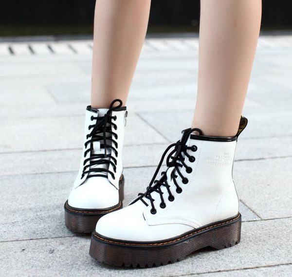 women's boots round toe platform leather boots plush martin femininas botas creepers high soled ankle boots flat platfrom shoes
women's boots round toe platform leather boots plush martin femininas botas creepers high soled ankle boots flat platfrom shoes