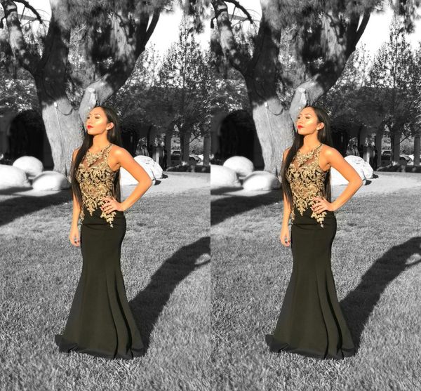2019 new arrival gold applique black mermaid prom evening dresses jewel neck lace formal dress prom gowns robes de bal vestidos de fiesta, Black;red
2019 new arrival gold applique black mermaid prom evening dresses jewel neck lace formal dress prom gowns robes de bal vestidos de fiesta, Black;red