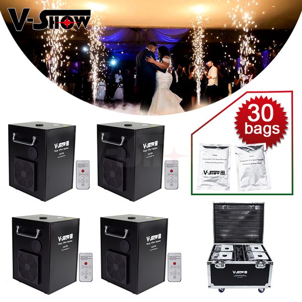 4pcs with flightcase and 30 bags special powder 750w cold spark firework machine wedding dmx ir remote control fountain fireworks machine
4pcs with flightcase and 30 bags special powder 750w cold spark firework machine wedding dmx ir remote control fountain fireworks machine