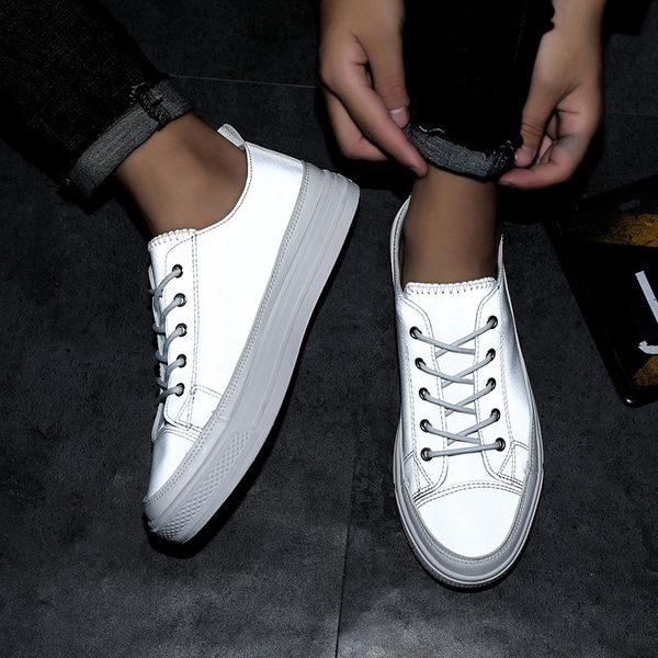 classics fashion elegant casual vulcanize shoes for men shallow sewing pu flat shoes spring autumm boys students sneakers, Black
classics fashion elegant casual vulcanize shoes for men shallow sewing pu flat shoes spring autumm boys students sneakers, Black