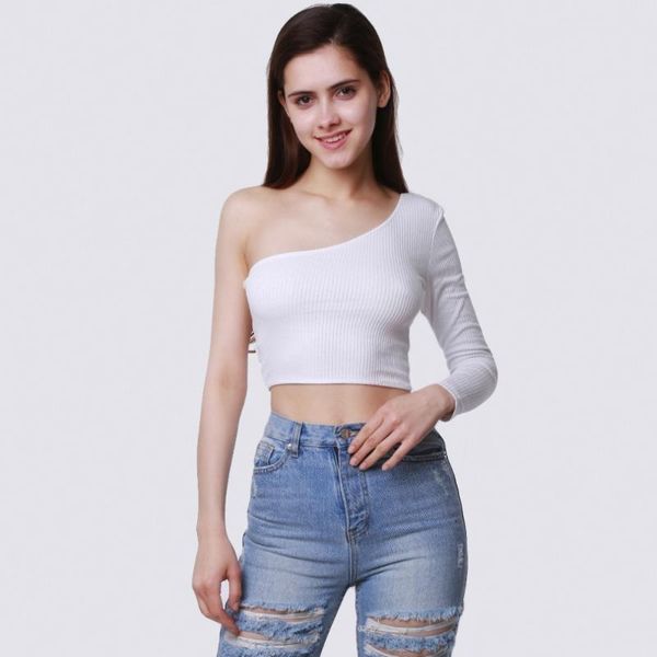 2019 summer women cold shoulder camisole tank crop fashion casual solid cami tee female new, White
2019 summer women cold shoulder camisole tank crop fashion casual solid cami tee female new, White