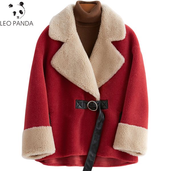 2019 new fashion autumn winter sheep sheared coat women's lapel wool fur coats plus size loose casual real fur jacket female, Black
2019 new fashion autumn winter sheep sheared coat women's lapel wool fur coats plus size loose casual real fur jacket female, Black