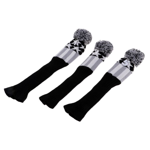 3шт golf club driver крышка головки pom pom golf head covers headcover защитные рукава no. # 1 # 3 # 5 вязать носки
3шт golf club driver крышка головки pom pom golf head covers headcover защитные рукава no. # 1 # 3 # 5 вязать носки