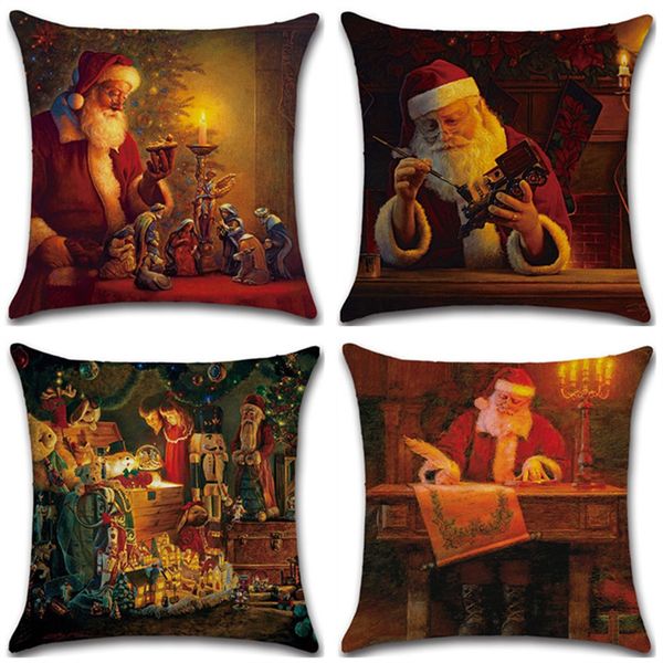 retro christmas decorative cushions classic santa claus printed cushion cover sofa bed car seat new year throw pillow covers
retro christmas decorative cushions classic santa claus printed cushion cover sofa bed car seat new year throw pillow covers