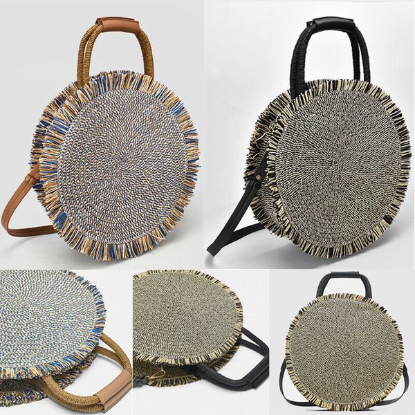 2019 ladies round rattan shoulder bag handmade straw woven circle crossbody handbag women beach holiday totes handbag
2019 ladies round rattan shoulder bag handmade straw woven circle crossbody handbag women beach holiday totes handbag