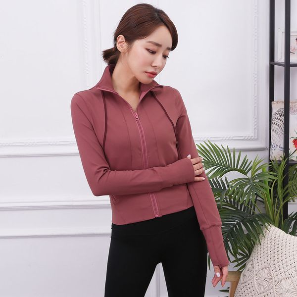 autumn-stand-collar wind-resistant yoga suit jacket women's zipper warm slim fit long-sleeve running sports fitness suit, Black;red
autumn-stand-collar wind-resistant yoga suit jacket women's zipper warm slim fit long-sleeve running sports fitness suit, Black;red