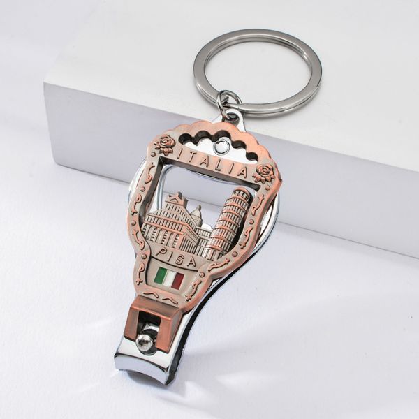 vicney italia vintage nail clipper keychain relief leaning tower of pisa florence cathedral key chain italy souvenirs key ring, Silver
vicney italia vintage nail clipper keychain relief leaning tower of pisa florence cathedral key chain italy souvenirs key ring, Silver