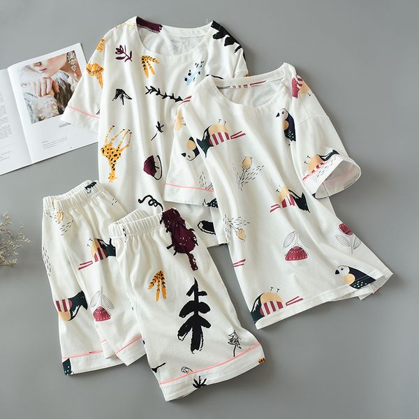 ladies cotton summer light style pyjamas set 100% cotton knit short sleeved shorts loose-fitting homewear intimate lingerie, Black;red
ladies cotton summer light style pyjamas set 100% cotton knit short sleeved shorts loose-fitting homewear intimate lingerie, Black;red