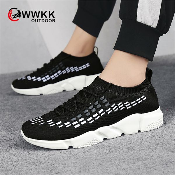 wwkk autumn men walking shoes flying woven socks sneakers outdoor jogging shoes men lace up breathable soft sports
wwkk autumn men walking shoes flying woven socks sneakers outdoor jogging shoes men lace up breathable soft sports