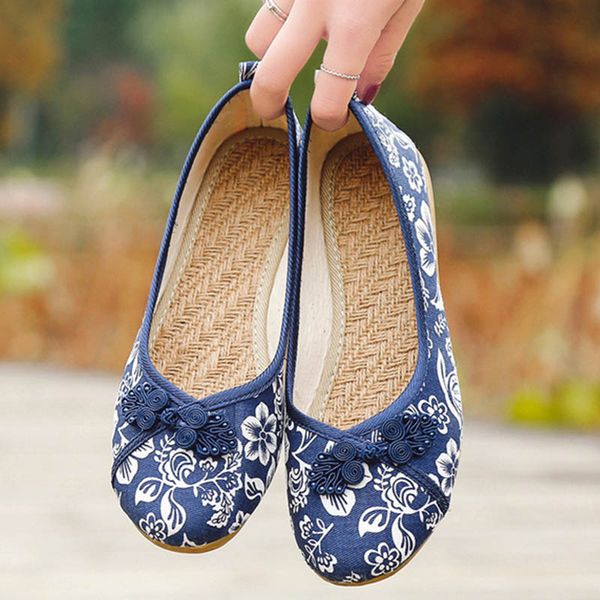 women vintage flats autumn female canvas ethnic chinese knot slip on loafers casual comfort shoes ladies embroidered, Black
women vintage flats autumn female canvas ethnic chinese knot slip on loafers casual comfort shoes ladies embroidered, Black