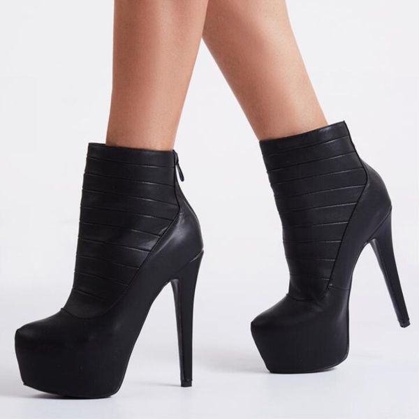 lanlojer shoes, woman high heels party wedding shoes black pu, zipper, 14.5 cm stiletto boots ankle boots,women boots
lanlojer shoes, woman high heels party wedding shoes black pu, zipper, 14.5 cm stiletto boots ankle boots,women boots