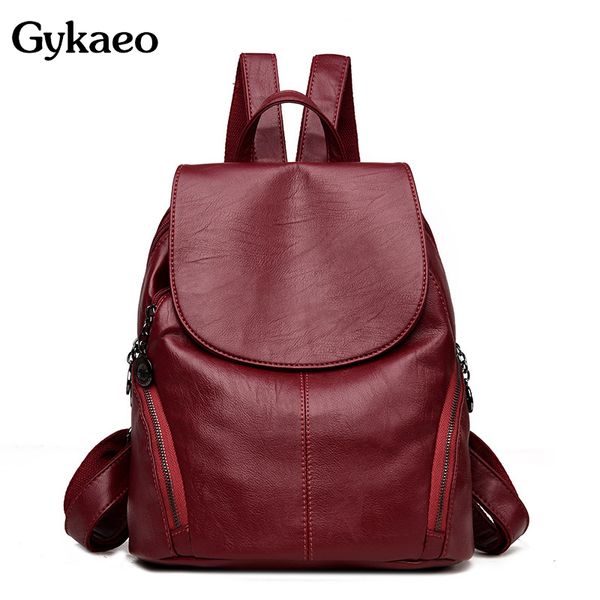 gykaeo women's backpack students soft leather comfortable school backpack ladies street fashion rucksack women bags
gykaeo women's backpack students soft leather comfortable school backpack ladies street fashion rucksack women bags