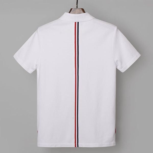 spring summer classic cotton piqué knit center-back red,white,blue stripe polos men's women's s-xxxl poloshirts, White;black
spring summer classic cotton piqué knit center-back red,white,blue stripe polos men's women's s-xxxl poloshirts, White;black