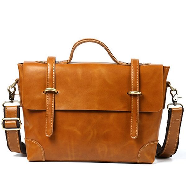 men's leather handbag shoulder bag retro leather briefcase messenger bag european and american casual and simple
men's leather handbag shoulder bag retro leather briefcase messenger bag european and american casual and simple