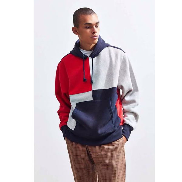 loose men's hoodie brand designer luxury hoodie men's street hip hop stitching fashion sweatshirt, Black
loose men's hoodie brand designer luxury hoodie men's street hip hop stitching fashion sweatshirt, Black