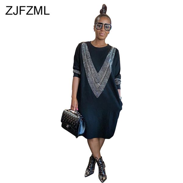 rhinestones winter dress women round neck long sleeve side pockets causal dress plus size autumn loose maxi ladies dresses, Black;gray
rhinestones winter dress women round neck long sleeve side pockets causal dress plus size autumn loose maxi ladies dresses, Black;gray