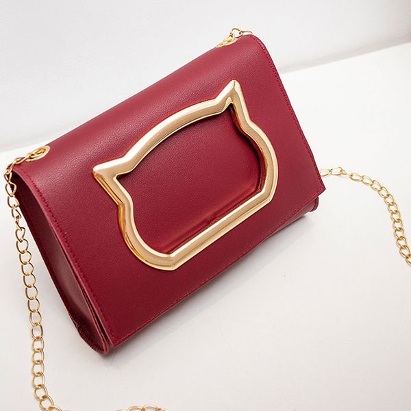 womens bag fashion cat head solid color chain shoulder messenge phone taschen women bolsa masculina sac femme torebka damska
womens bag fashion cat head solid color chain shoulder messenge phone taschen women bolsa masculina sac femme torebka damska