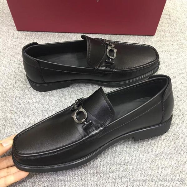 2018 new men's dress shoes casual leather feet suit with men's shoes size 38-45, Black
2018 new men's dress shoes casual leather feet suit with men's shoes size 38-45, Black