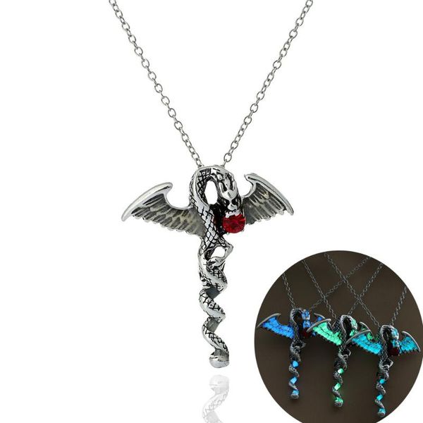 2020 promotion real collares choker glowing necklace styling dragon luminous pendant halloween christmas gift fashion and, Silver
2020 promotion real collares choker glowing necklace styling dragon luminous pendant halloween christmas gift fashion and, Silver