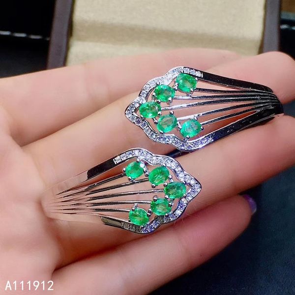 kjjeaxcmy fine jewelry natural emerald 925 sterling silver new women hand bracelet wristband support test beautiful, Golden;silver
kjjeaxcmy fine jewelry natural emerald 925 sterling silver new women hand bracelet wristband support test beautiful, Golden;silver