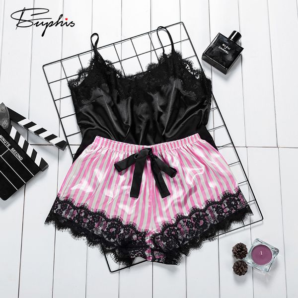 suphis satin black camis with bow stripe shorts sleepwear women pajama set lace summer pink silk nightwear ladies 2020, Black;red
suphis satin black camis with bow stripe shorts sleepwear women pajama set lace summer pink silk nightwear ladies 2020, Black;red