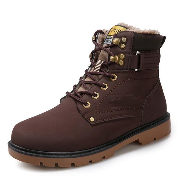 2019 winter ankle boots men casual shoes lace-up autumn leather waterproof work tooling mens boots army botas 39-46, Black
2019 winter ankle boots men casual shoes lace-up autumn leather waterproof work tooling mens boots army botas 39-46, Black