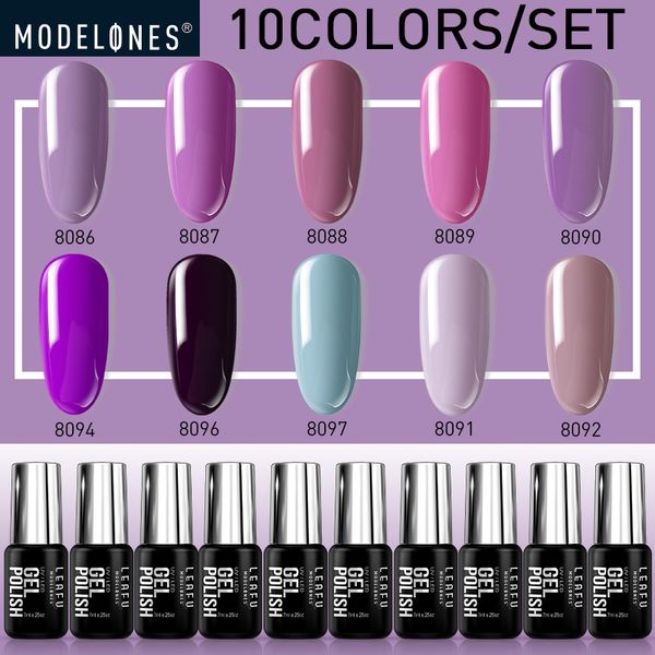 modelones 10pcs/lot nail art purple uv nail gel polish set soak off nude color led gel varnish semi permanent lacquer kits, Red;pink
modelones 10pcs/lot nail art purple uv nail gel polish set soak off nude color led gel varnish semi permanent lacquer kits, Red;pink