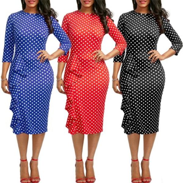 2019 fashion ruffle dress lady women boho dot long sleeve maxi dress prom evening party summer casual long sundress, Black;gray
2019 fashion ruffle dress lady women boho dot long sleeve maxi dress prom evening party summer casual long sundress, Black;gray
