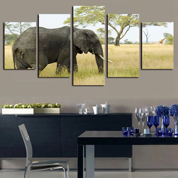 5 panels africa elephants landscape artworks giclee canvas wall art for home wall decor abstract poster canvas print oil painting
5 panels africa elephants landscape artworks giclee canvas wall art for home wall decor abstract poster canvas print oil painting