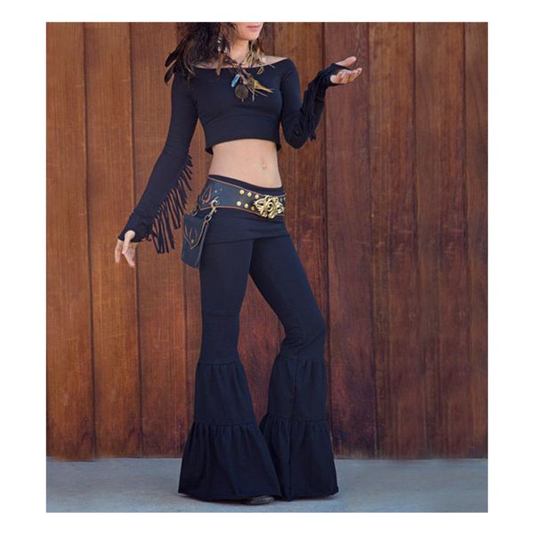 arrivals fashion women casual flare solid pants female ladies stylish long pants flare pant, Black;white
arrivals fashion women casual flare solid pants female ladies stylish long pants flare pant, Black;white
