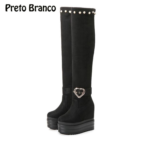 preto branco 13cm heels autumn winter slope female height increase wild thick bottom stove stretch over knee boots zyw-521-129, Black
preto branco 13cm heels autumn winter slope female height increase wild thick bottom stove stretch over knee boots zyw-521-129, Black