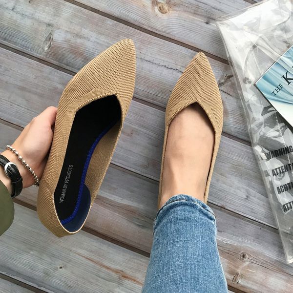 flat shoes shoes breathable flats bottom knitted shallow-mouth women's spring pointed-toe soft casual 35~40 size sowjs, Black
flat shoes shoes breathable flats bottom knitted shallow-mouth women's spring pointed-toe soft casual 35~40 size sowjs, Black