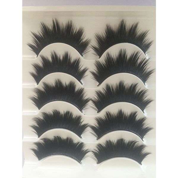 5 pairs natural long fake eye lashes handmade thick false eyelashes black makeup beauty tools
5 pairs natural long fake eye lashes handmade thick false eyelashes black makeup beauty tools