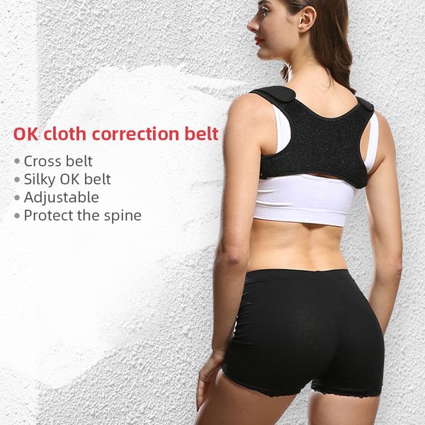 sitting posture correction with back braces adjustable size shoulder pad sitting posture correction belt, Black;blue
sitting posture correction with back braces adjustable size shoulder pad sitting posture correction belt, Black;blue
