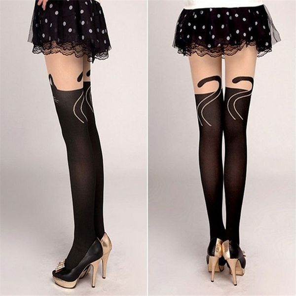 new arrivals women cute cat tail leggings catoon sheer pantyhose stockings dropship #0606, Black;white
new arrivals women cute cat tail leggings catoon sheer pantyhose stockings dropship #0606, Black;white