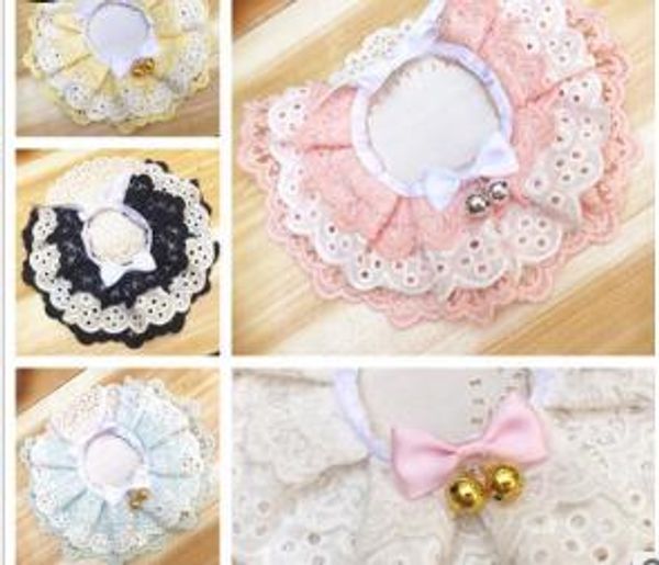 lace bib dog collar pet bell necklace lovely lace neckerchief small dog cat scarf collars creative fashion puppy teddy kitten necklaces
lace bib dog collar pet bell necklace lovely lace neckerchief small dog cat scarf collars creative fashion puppy teddy kitten necklaces