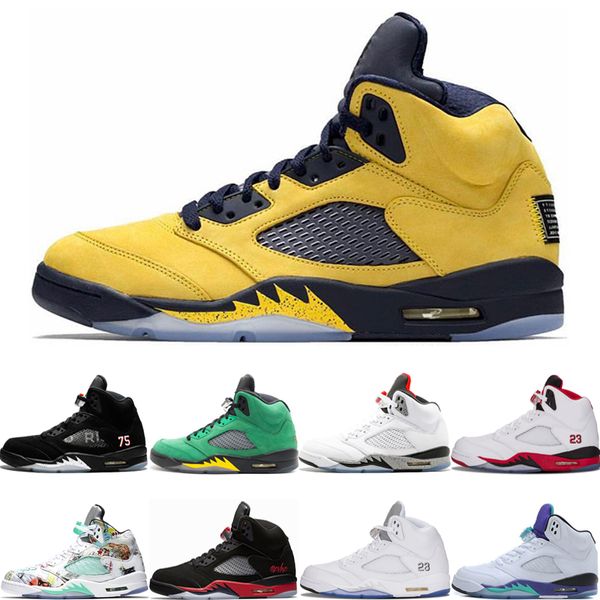 5 5s michigan inspire designer bsketball shoes psg black oregon ducks white grape wings mens sport sneakers size 8-13
5 5s michigan inspire designer bsketball shoes psg black oregon ducks white grape wings mens sport sneakers size 8-13