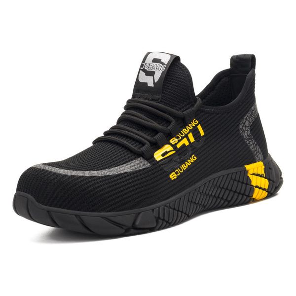 men's boots men steel toe work safety shoes breathable outdoor sneakers puncture resistant work boots comfortable shoes, Black
men's boots men steel toe work safety shoes breathable outdoor sneakers puncture resistant work boots comfortable shoes, Black