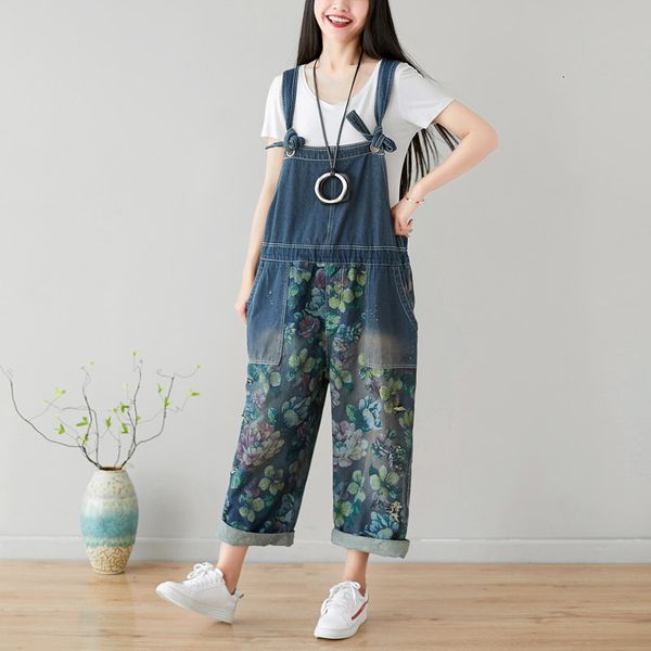 one shirt with water new printed and printed flower leg jeans woman will code wear personality salopettes stray remember, Blue
one shirt with water new printed and printed flower leg jeans woman will code wear personality salopettes stray remember, Blue