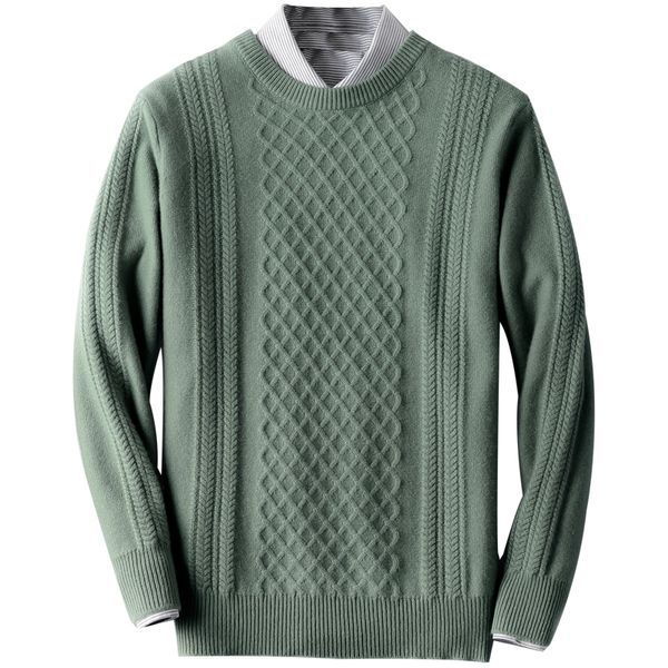 hill new winter round neck cashmere sweater male korean fashion personality hedging thick solid color sweater twisted flower sweater, White;black
hill new winter round neck cashmere sweater male korean fashion personality hedging thick solid color sweater twisted flower sweater, White;black