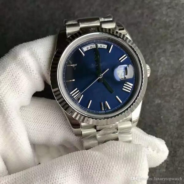 2019 top sale mens watch automatic movement sapphire glass blue face Stainess original strap rome Sweep Mechanics watch mens wristwatch
2019 top sale mens watch automatic movement sapphire glass blue face Stainess original strap rome Sweep Mechanics watch mens wristwatch