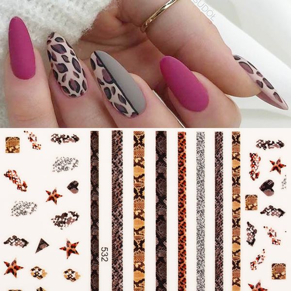 snakekin leopard nail sticker water decals diy sticker paper matte scrub manicuring decals nail foil art decorations, Black
snakekin leopard nail sticker water decals diy sticker paper matte scrub manicuring decals nail foil art decorations, Black
