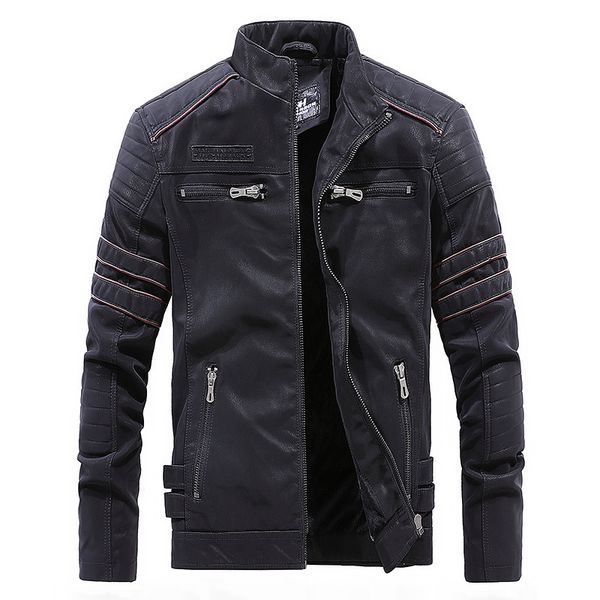 men's jackets men outwear pu leather coat zipper pocket long sleeve warm for winter hsj88, Black;brown
men's jackets men outwear pu leather coat zipper pocket long sleeve warm for winter hsj88, Black;brown