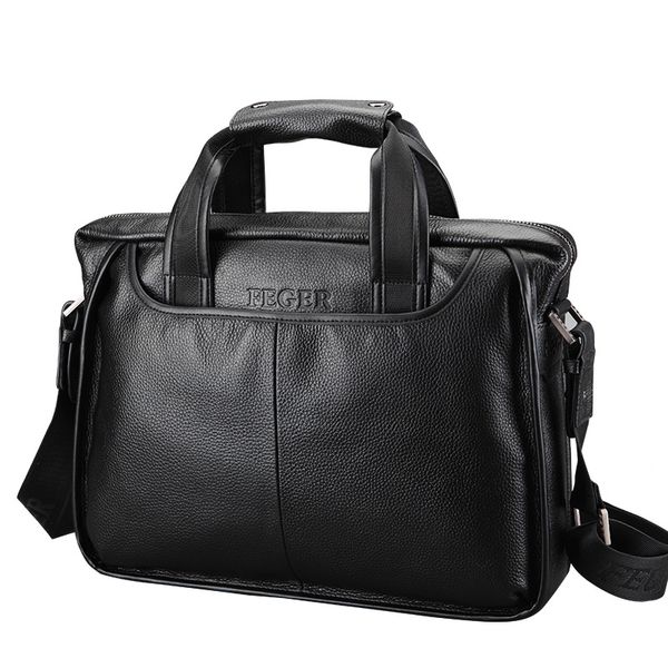 new luxury 100% cow genuine leather business men's briefcase male shoulder bag real leather men messenger bag tote computer
new luxury 100% cow genuine leather business men's briefcase male shoulder bag real leather men messenger bag tote computer