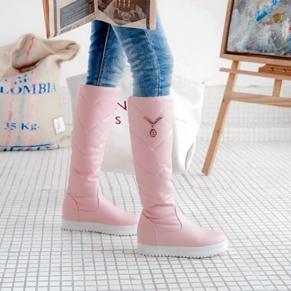 fanyuan 2019 snow boots fashion women shoes winter warm wedges heel round toe women knee high boots big size 34-43, Black
fanyuan 2019 snow boots fashion women shoes winter warm wedges heel round toe women knee high boots big size 34-43, Black