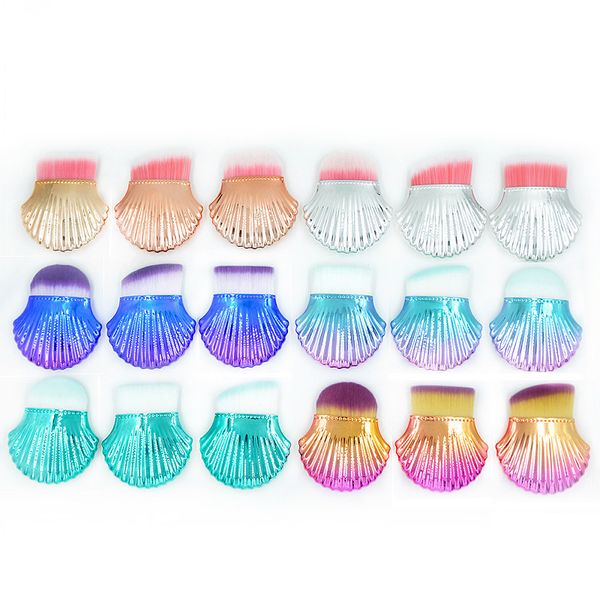 new single shell foundation brush powder makeup brushes flat round oblique head 3 styles 6 colors mixed color
new single shell foundation brush powder makeup brushes flat round oblique head 3 styles 6 colors mixed color