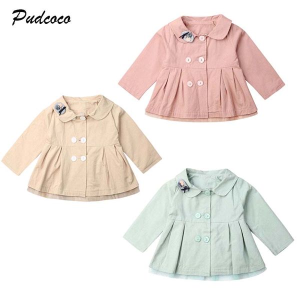 2019 brand newborn infant baby girl spring autumn outerwear long sleeve coats embroidered jackets cat turn-down collar trench, Blue;gray
2019 brand newborn infant baby girl spring autumn outerwear long sleeve coats embroidered jackets cat turn-down collar trench, Blue;gray