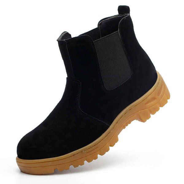 shoes men work shoes boots steel toe cap anti-smashing anti-piercing men multifunction protection footwear safety shoes, Black
shoes men work shoes boots steel toe cap anti-smashing anti-piercing men multifunction protection footwear safety shoes, Black